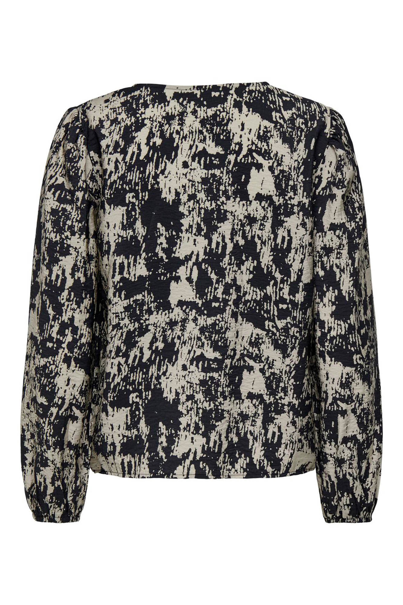 JDY Blusa estampada de manga larga