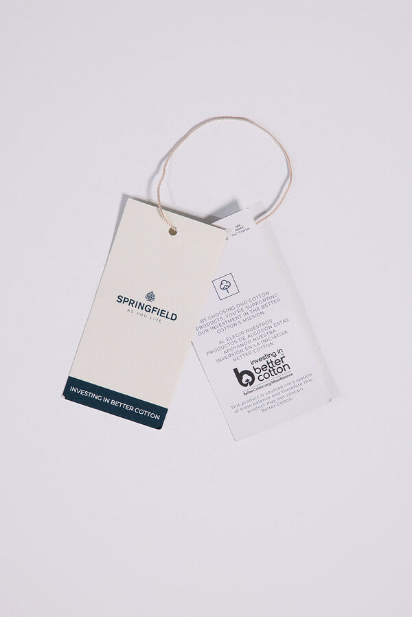 Springfield Polo piqu&eacute; b&aacute;sico regular fit preto