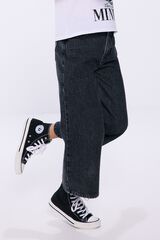 Springfield Kids Pantal&oacute;n denim culotte ni&ntilde;a gris