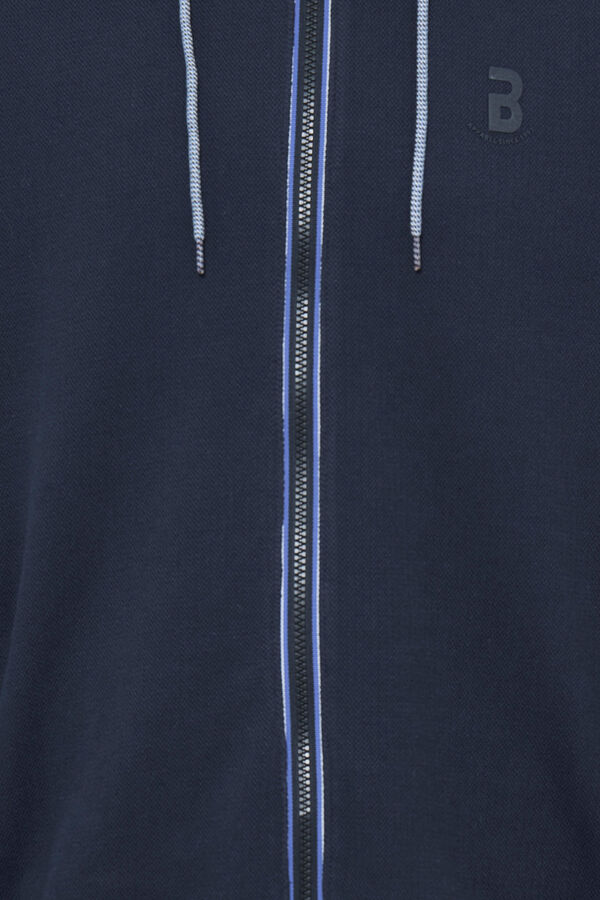 Blend Sudadera piqu&eacute; con capucha azul