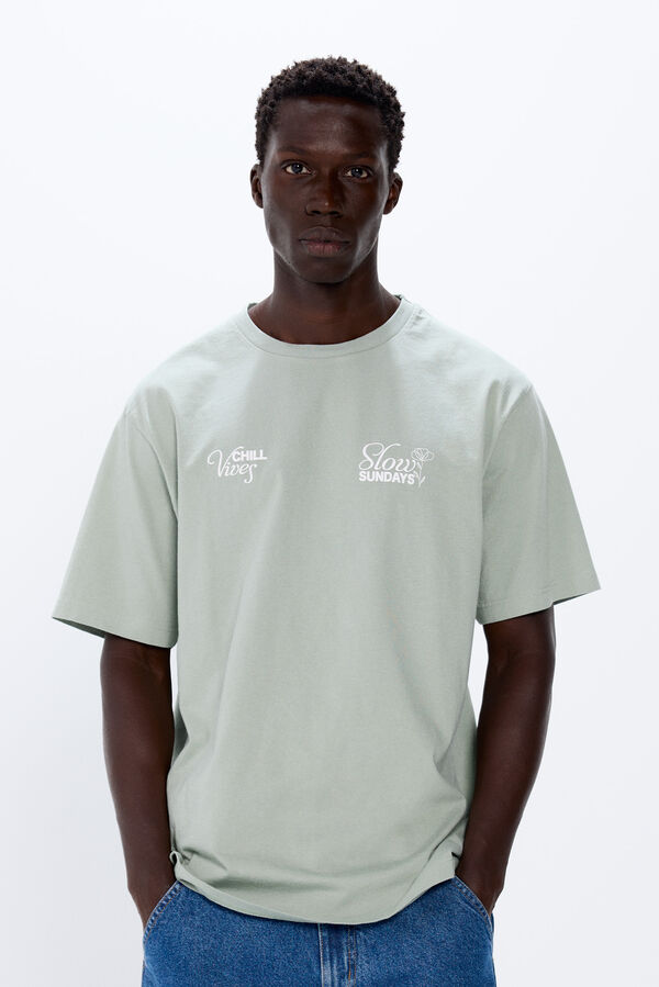 Springfield Camiseta slow sundays estampado