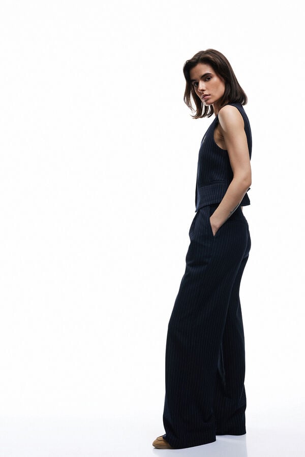 Koton Pantal&oacute;n palazzo azul