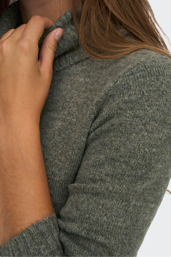 JDY Vestido curto de malha verde