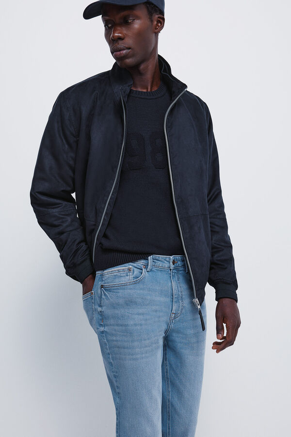 Springfield Jeans lavado medio slim fit azul