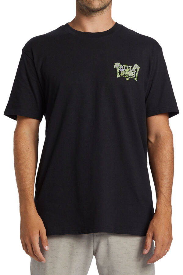 Billabong Camiseta masculina de manga curta preto