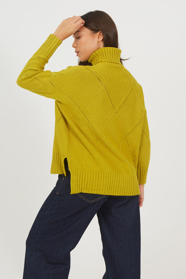 Brave Soul Su&eacute;ter malha com diamantes estampado