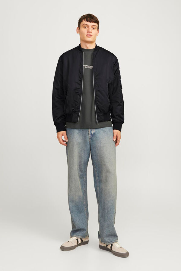 Jack & Jones Chaqueta bomber ligera negro