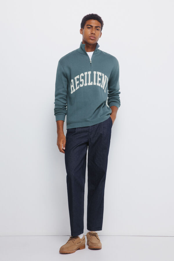 Springfield Jersey moda camionero texto nude