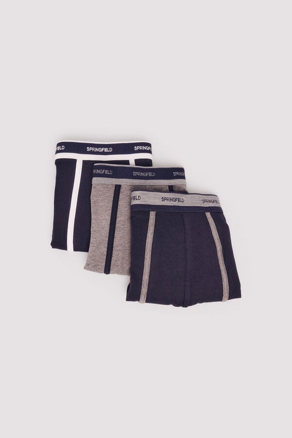 Springfield Pack 3 boxers azul