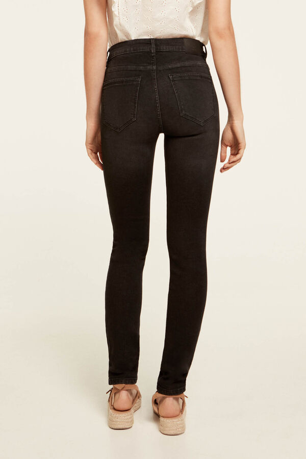 Springfield Jeans Slim Lavagem Sustentável preto