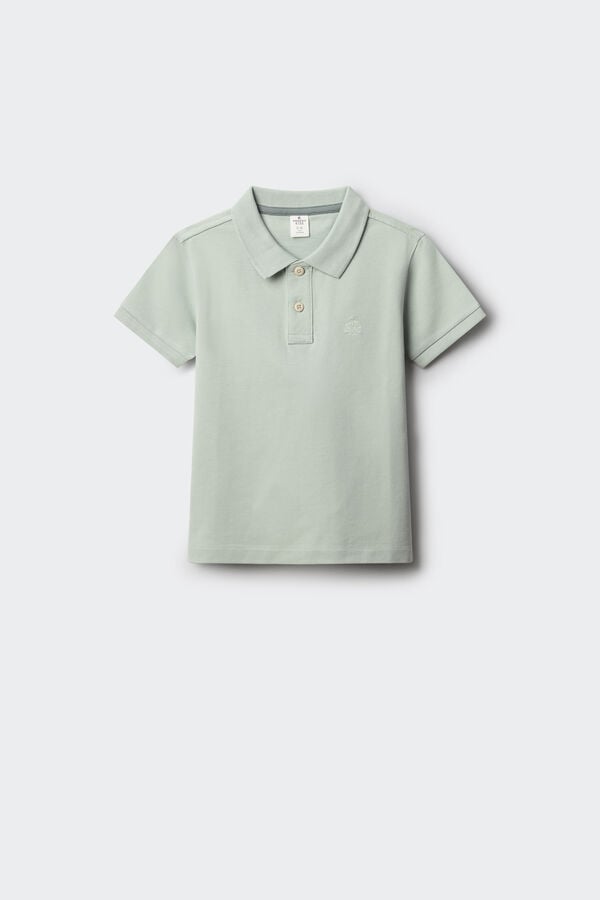 Springfield Kids Polo b&aacute;sico menino verde