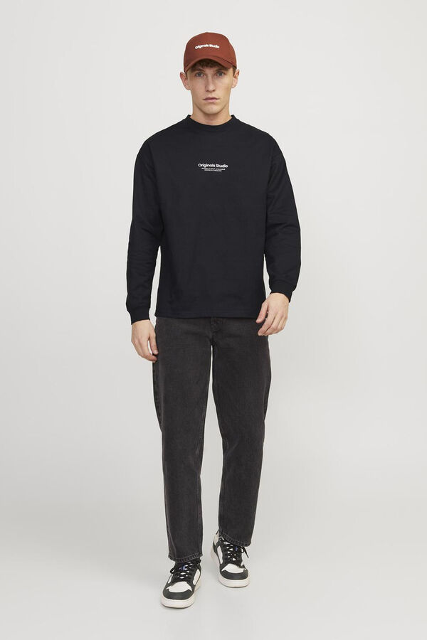 Jack & Jones Camiseta loose fit negro