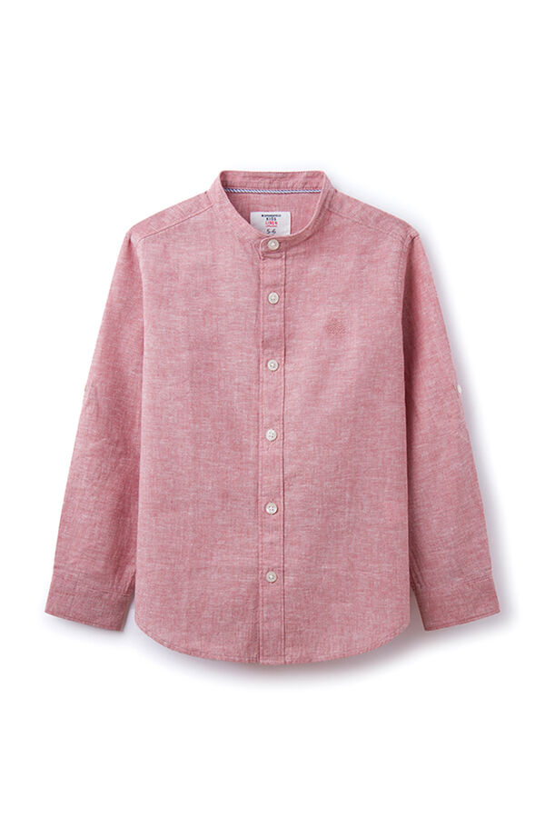 Springfield Kids Camisa lino ni&ntilde;o rosa