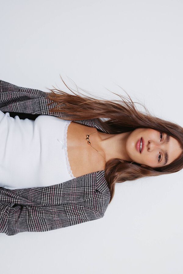 Springfield Blazer xadrez azul