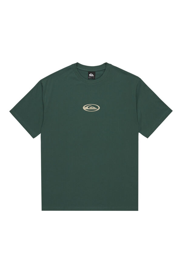 Quiksilver Pto Bem-vindos a todos - Camiseta para homem de manga curta verde