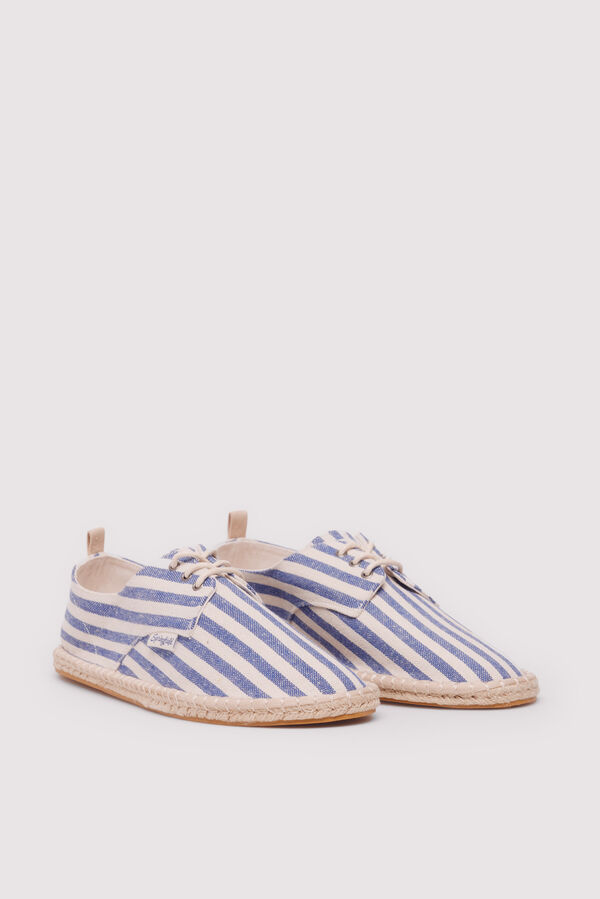 Springfield Alpercata r&uacute;stica riscas azul