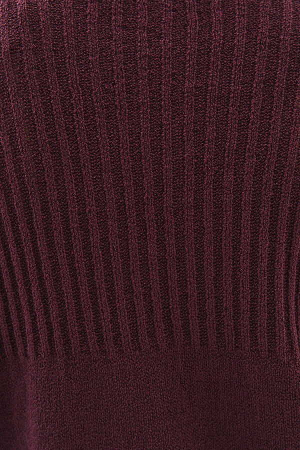 Oxxo Jersey de cuello pico marr&oacute;n