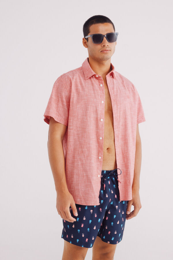 Springfield Fato de banho estampagem medusas azul