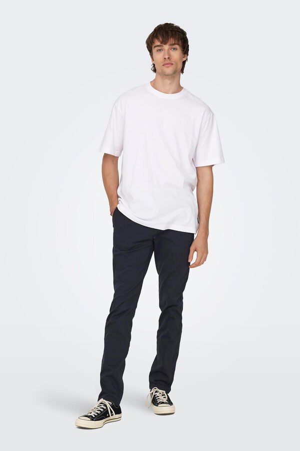 Only & Sons Cal&ccedil;as chino casual preto