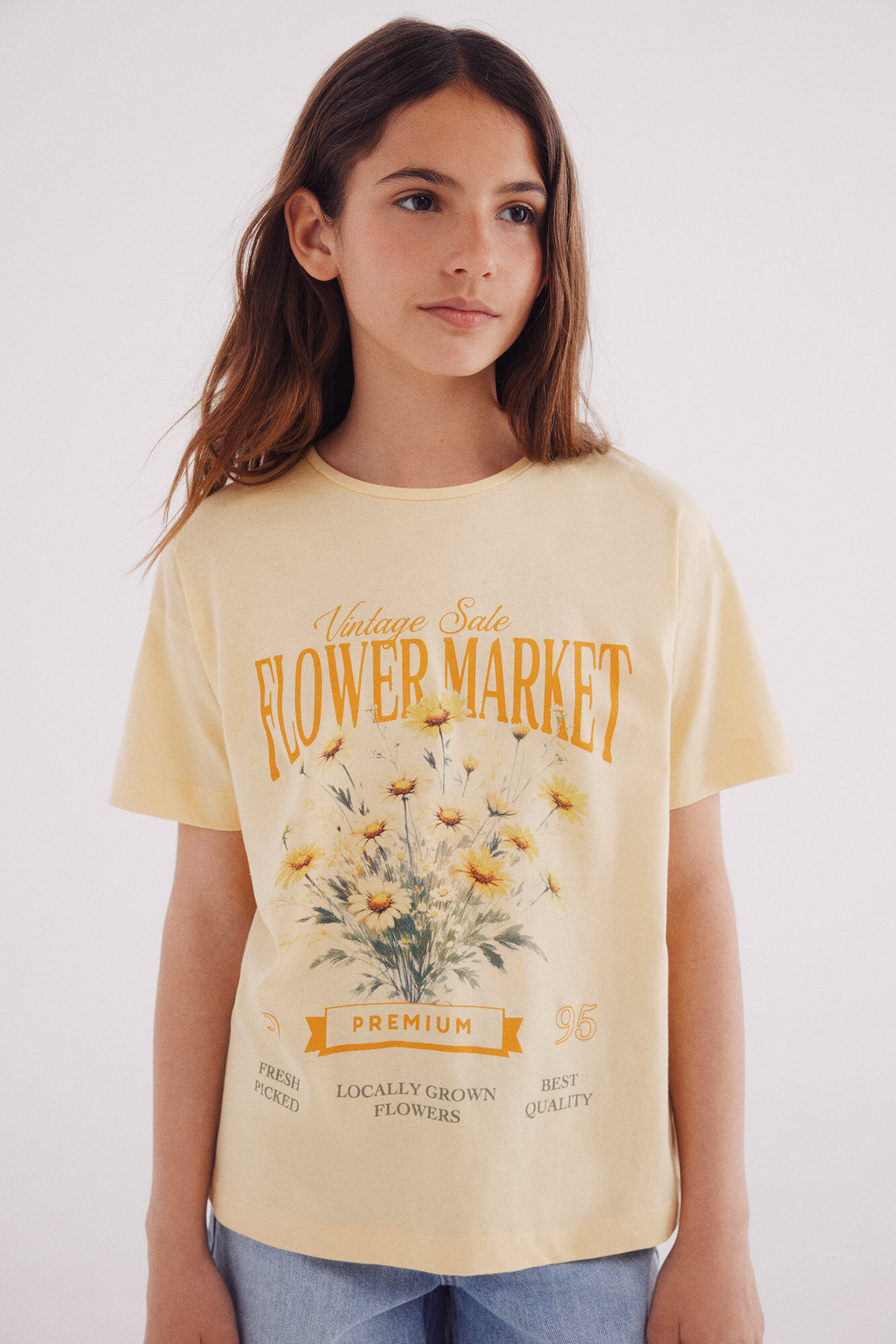 Springfield Kids Camiseta flores ni&ntilde;a
