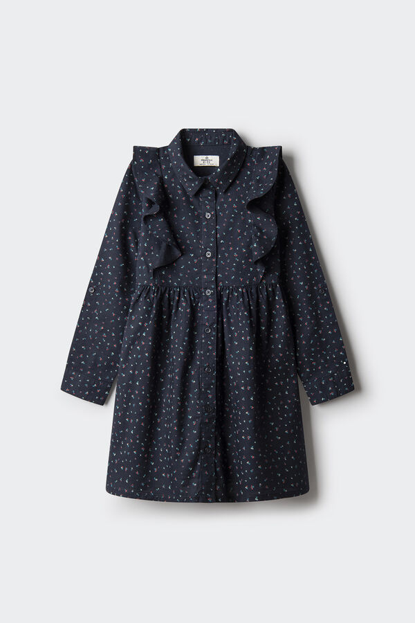 Springfield Kids Vestido estampado flores ni&ntilde;a azul