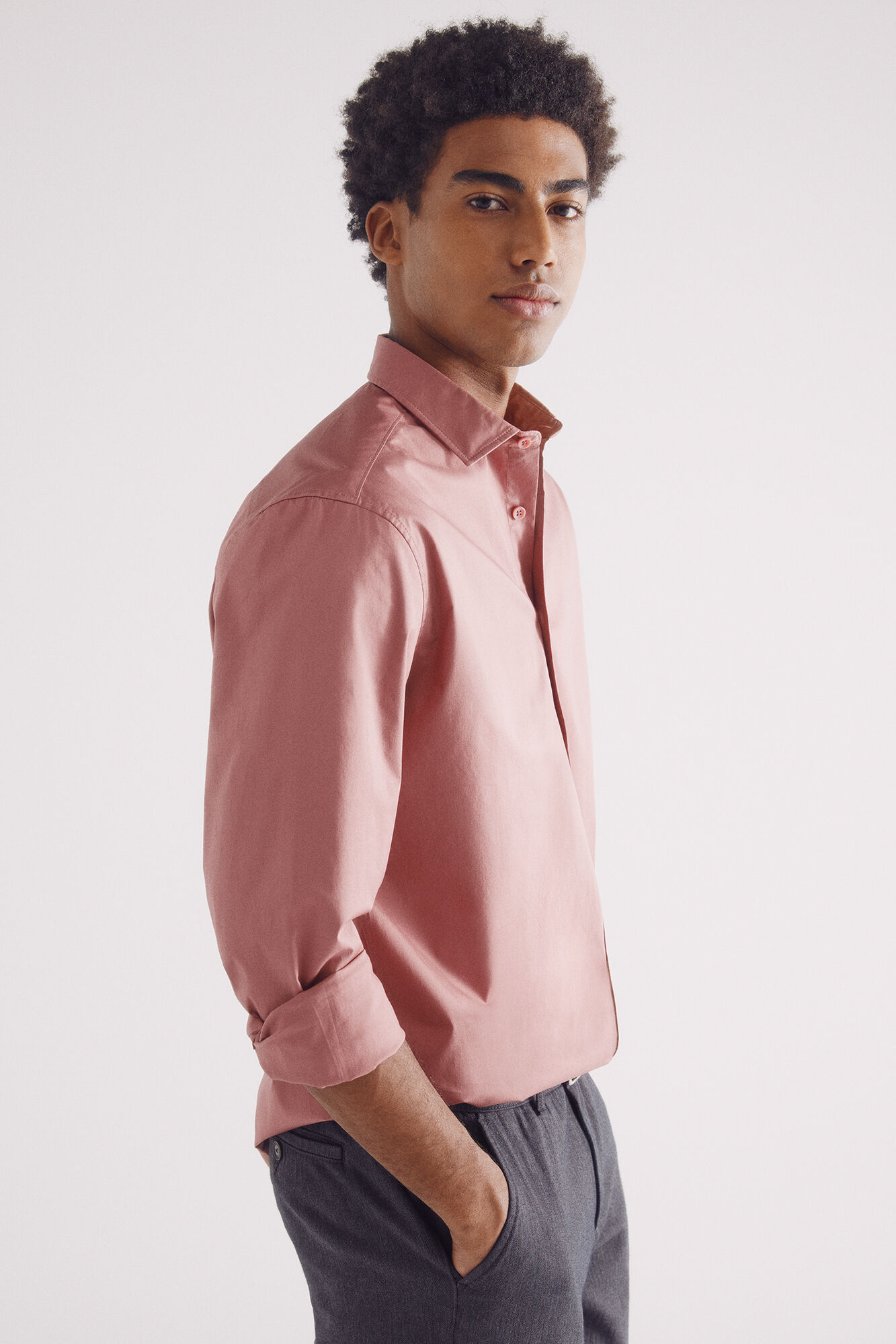 Springfield Camisa vestir el&aacute;stica