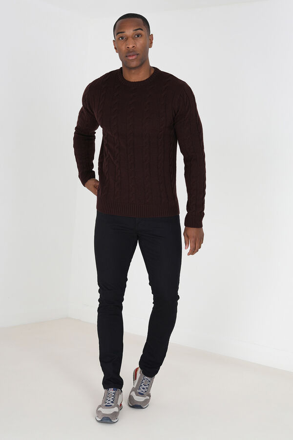 Brave Soul oitos malha estampado