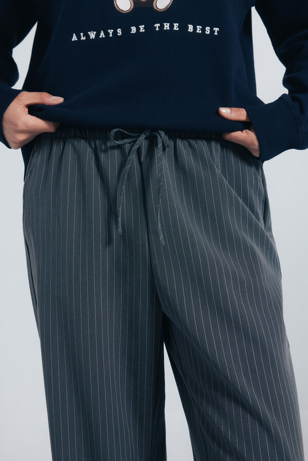 Springfield Cal&ccedil;a jogger larga cinzento
