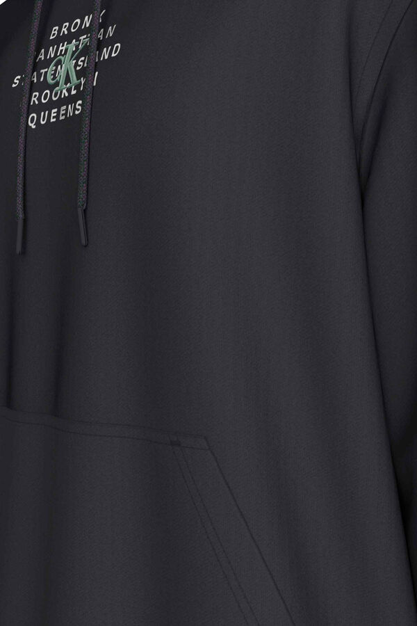 Calvin Klein Sudadera de hombre con capucha gris