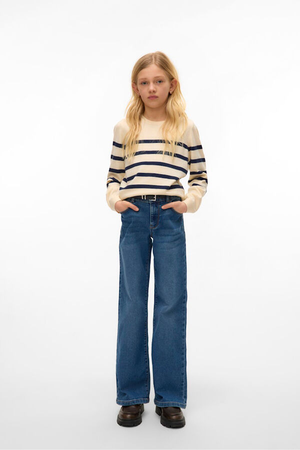 Vero Moda Girl Jersey manga larga gris