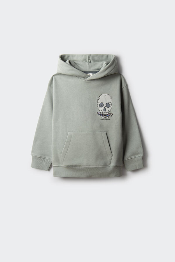 Springfield Kids Sudadera capucha Calavera azul