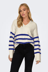 Only Camisola de camisa estampado