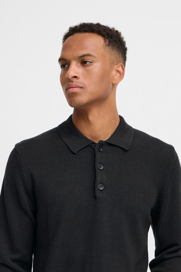 Blend Polo de Punto negro