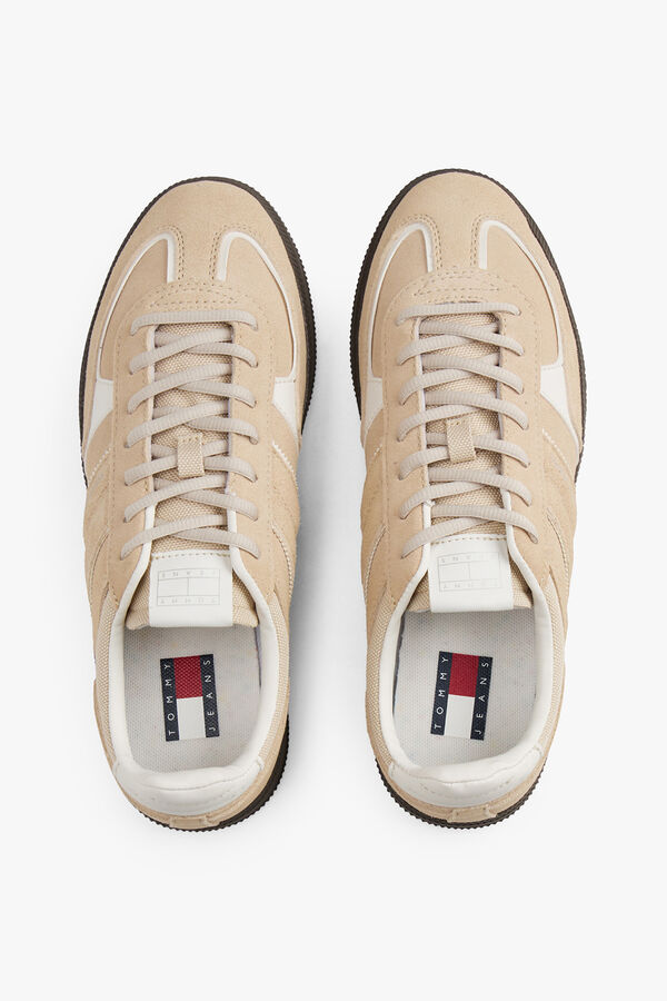Tommy Jeans T&ecirc;nis Tommy Jeans bege com sola bege