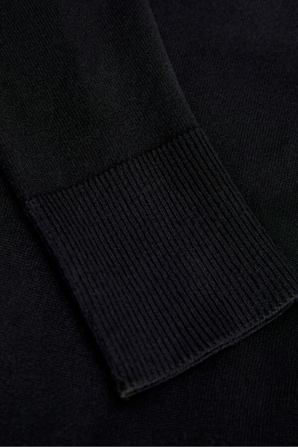 Jack & Jones Jersey punto slim fit negro