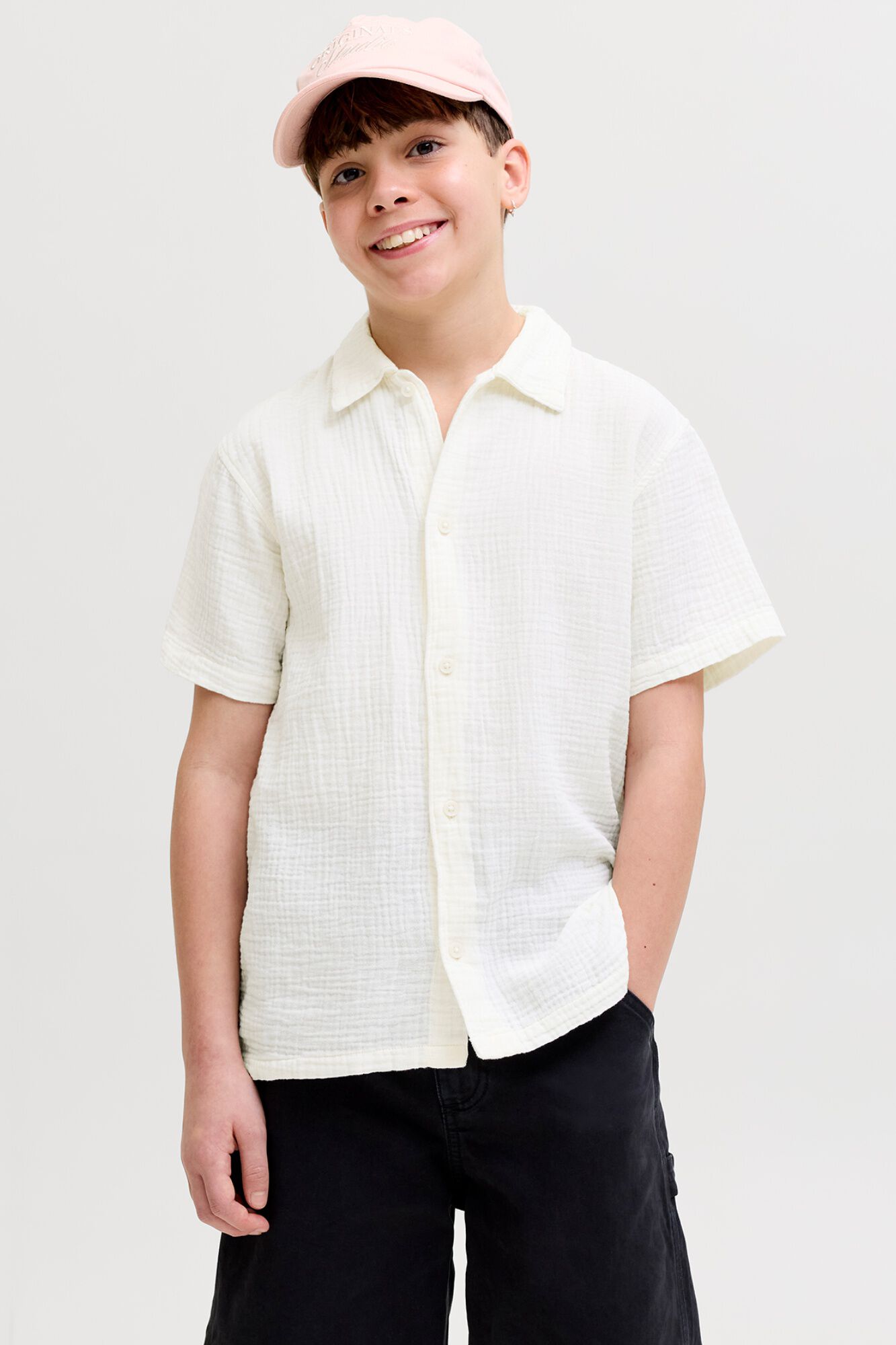 Jack & Jones Junior Camisa resort manga corta