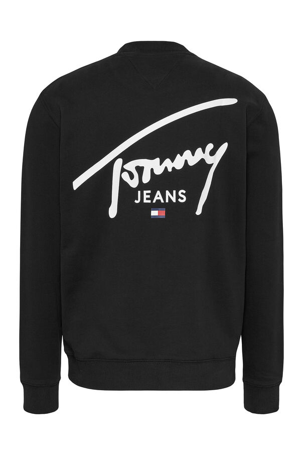 Tommy Jeans Sweatshirt de homem Tommy Jeans preto