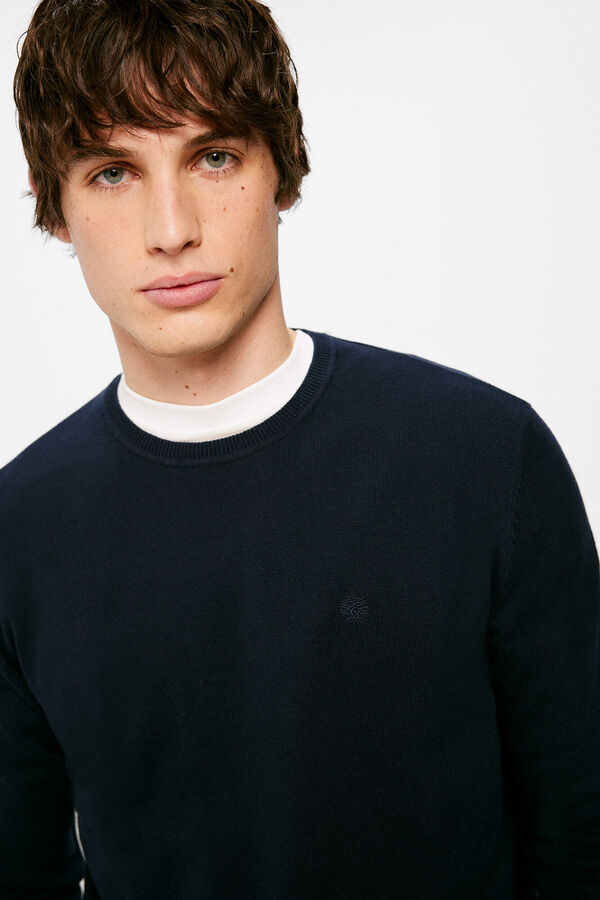 Springfield Jersey básico coderas azul