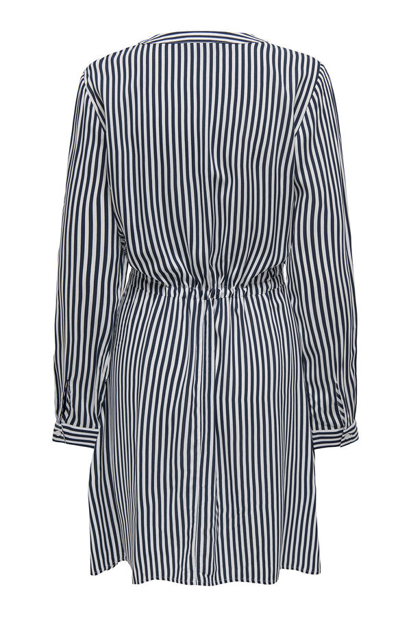 JDY Vestido de manga comprida azul