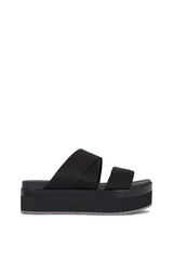 CK Jeans Sandalia con plataforma Calvin Klein Jeans Mujer negro