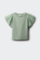 Springfield Kids Camiseta Volantes niña verde