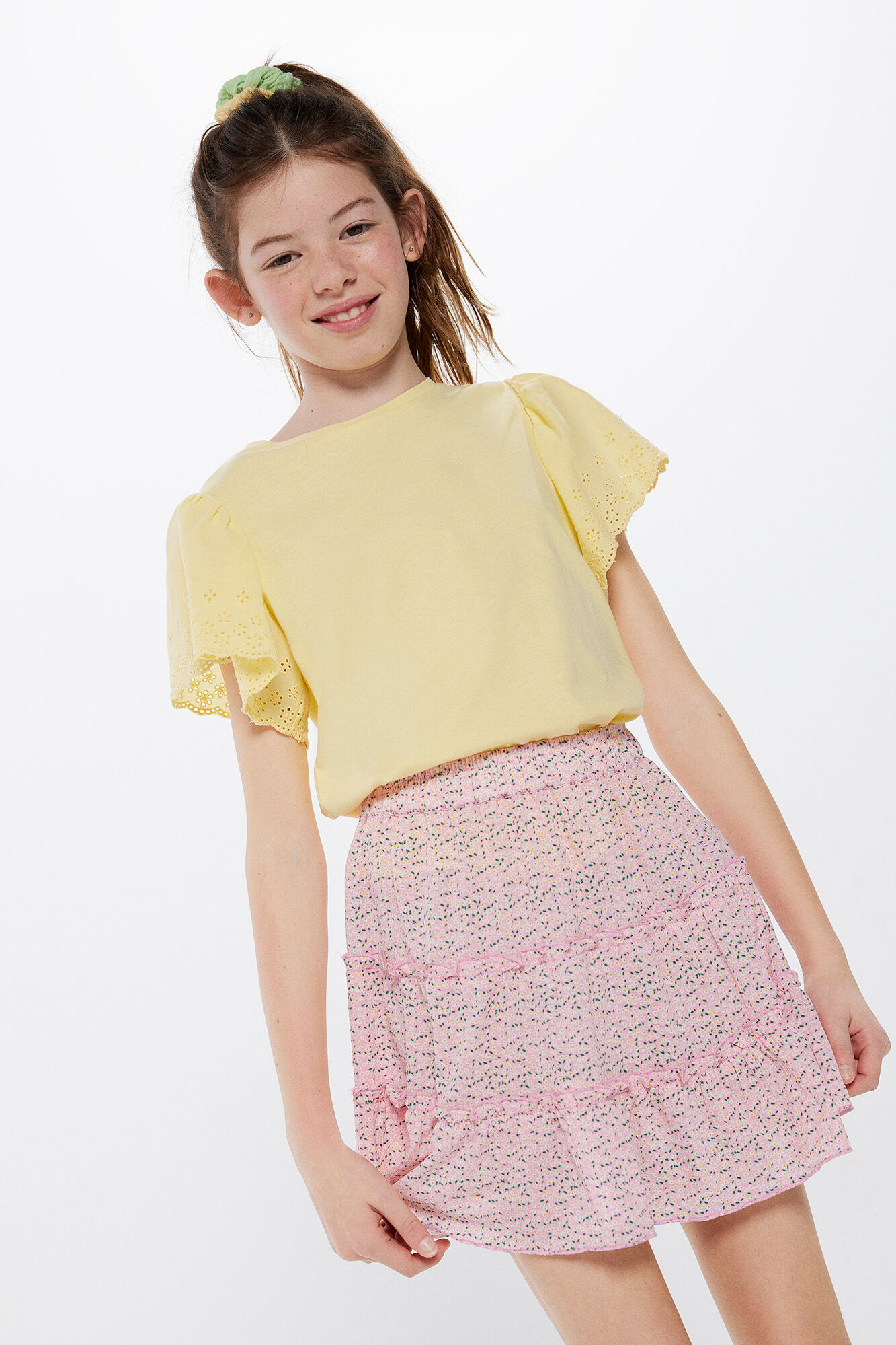 Springfield Kids Saia flores para menina