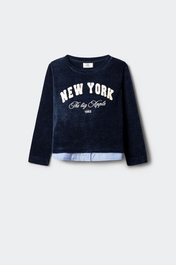 Springfield Kids Chenilla new york ni&ntilde;a azul