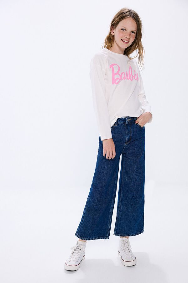 Springfield Kids Camiseta Barbie ni&ntilde;a blanco