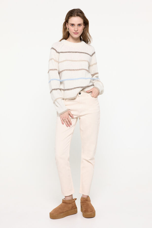 Pieces Jersey de punto de mujer gris