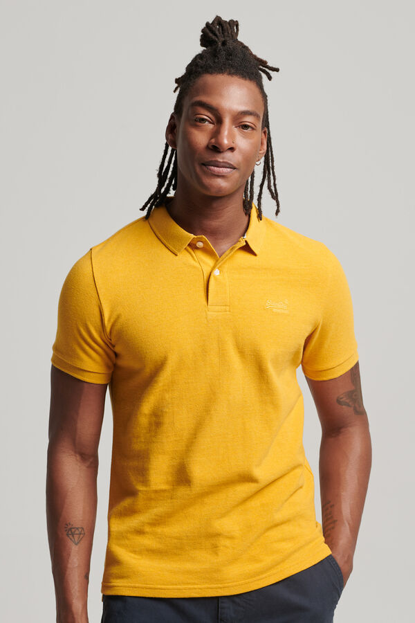 Superdry Classic Piqu&eacute; Polo Superdry amarillo