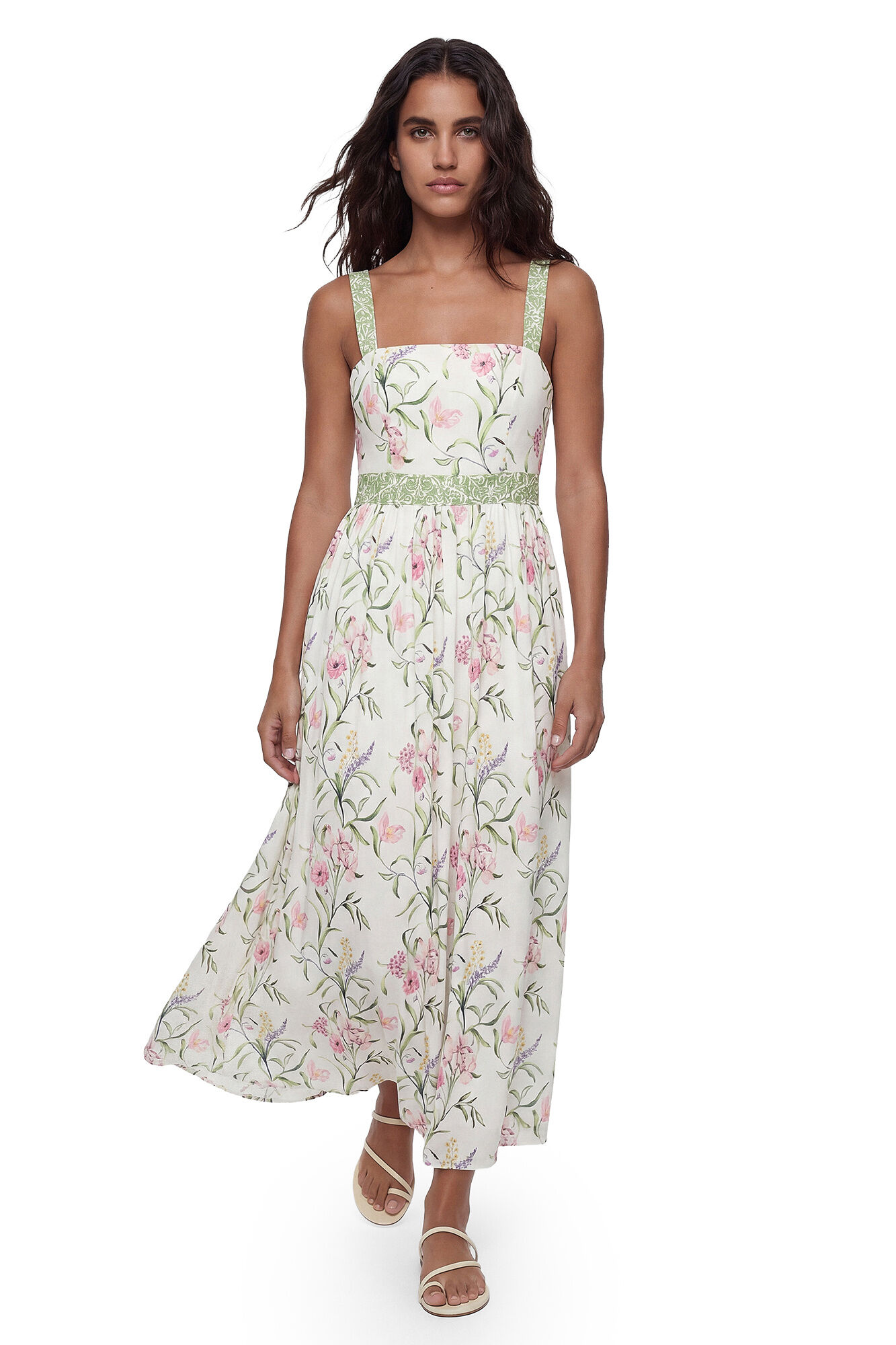 Koton Vestido midi floral