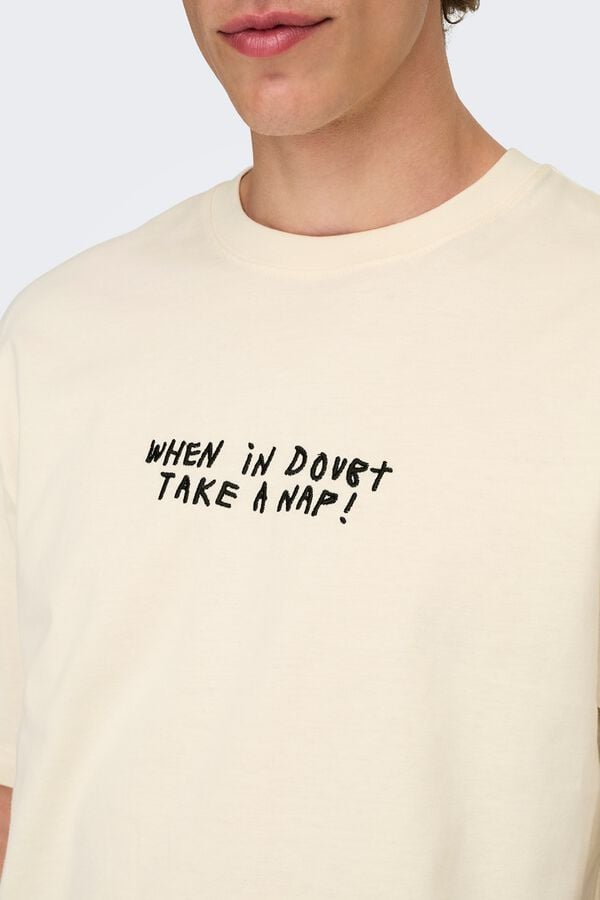 Only & Sons T-shirt de manga curta branco