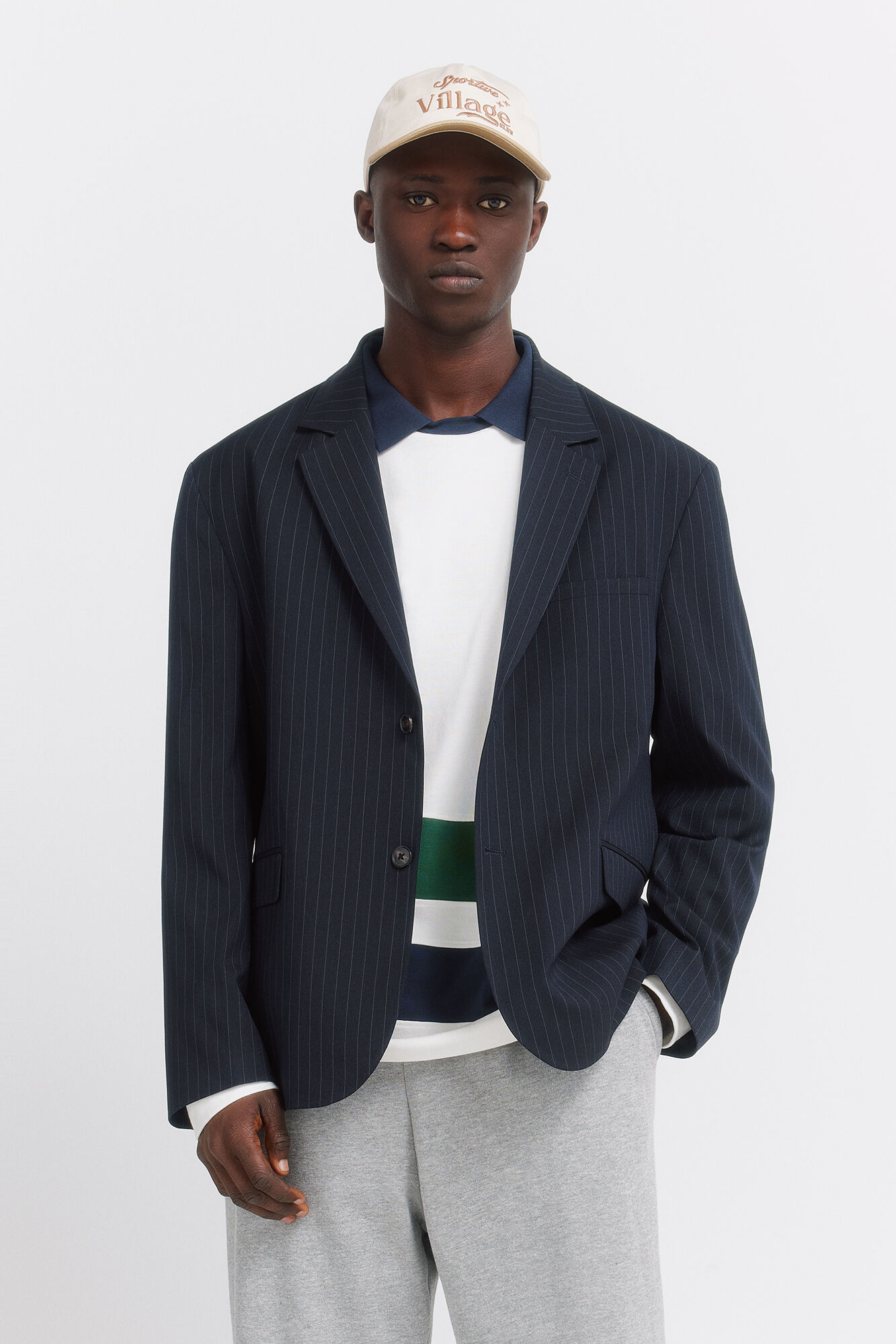 Springfield Blazer de risca diplom&aacute;tica