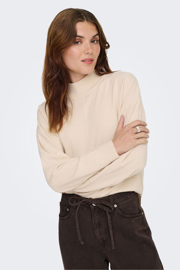 JDY Camisola de gola branco